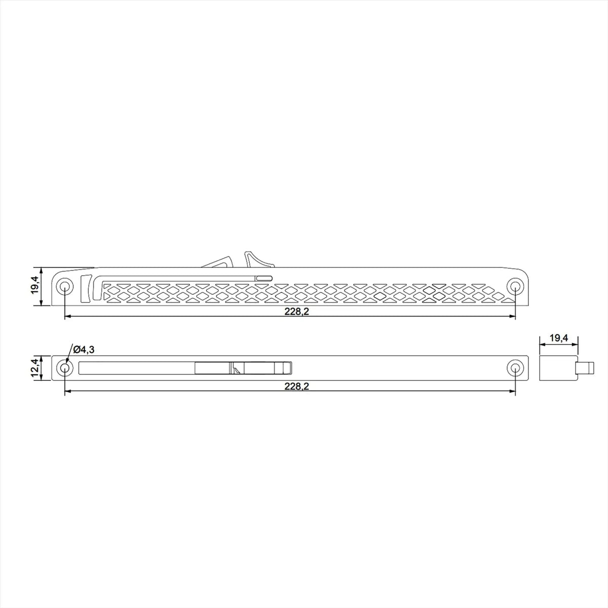 E-S-Soft Close Mechanism For 1 Door – view 2