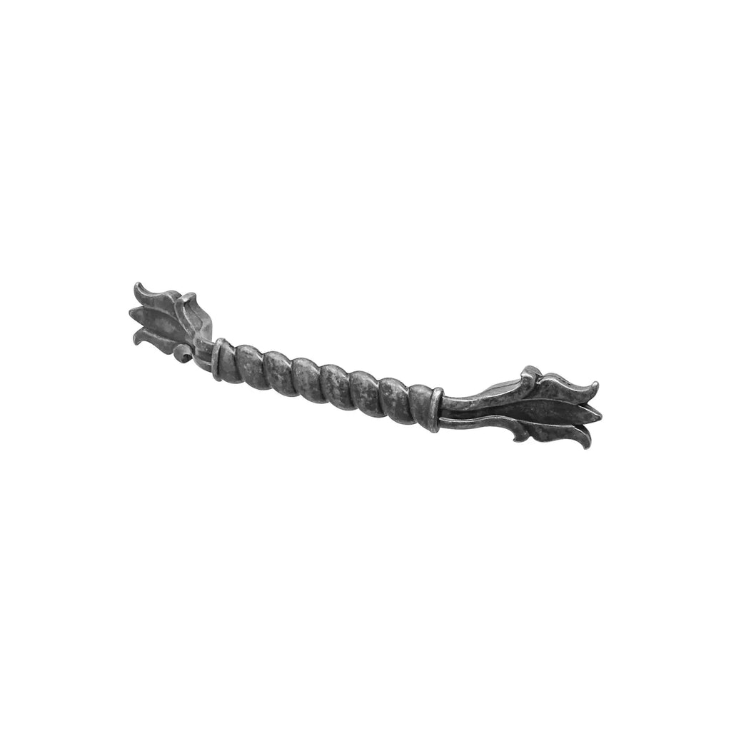 Ella Traditional D Shaped Cabinet Drawer Pulls Antique Pewter