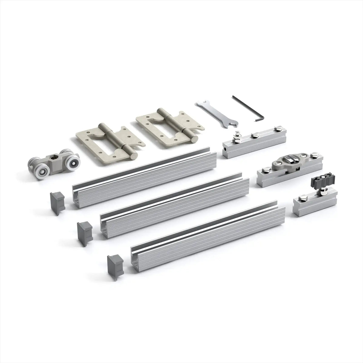 F-Slide Folding Sliding Door Kit - 3 + 3 Door - 3600mm Track – view 3
