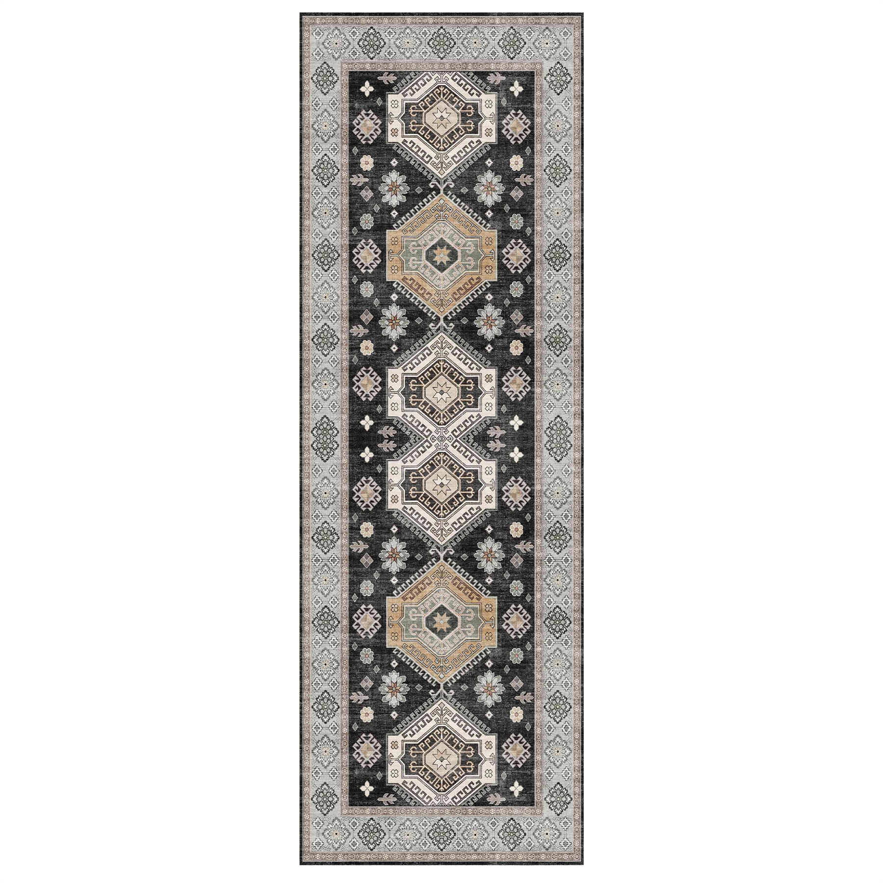 Duskra - Persian Washable Kitchen Rug - 60x180cm