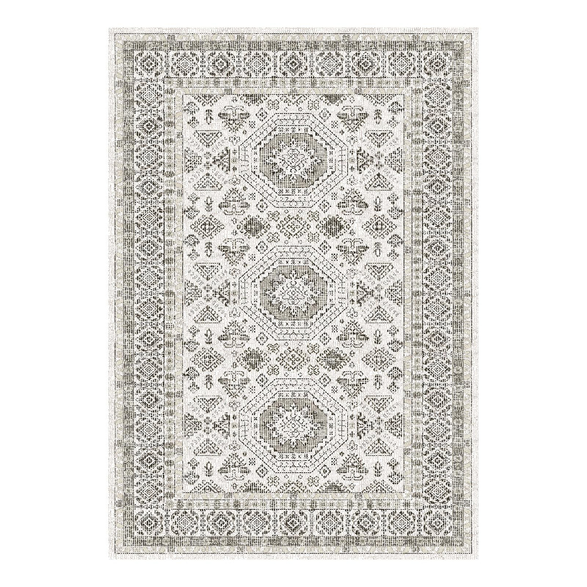 Vassia - Monochrome Washable Large Living Room Rug - 160x230cm – view 2