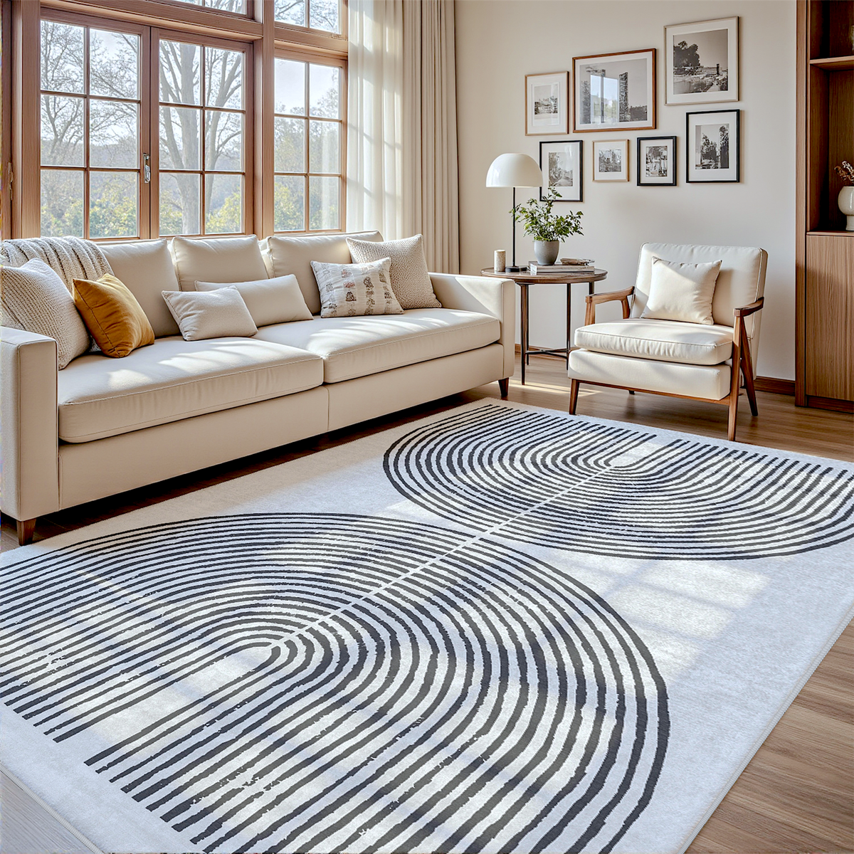 Brayen - Geometric Washable Runner Hallway Rug - 160x230cm – view 8