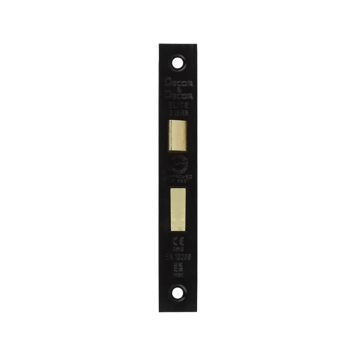 Fire Rated Bathroom Mortice Lock - 64mm - Matt Black - Bathroom Mortice Locks