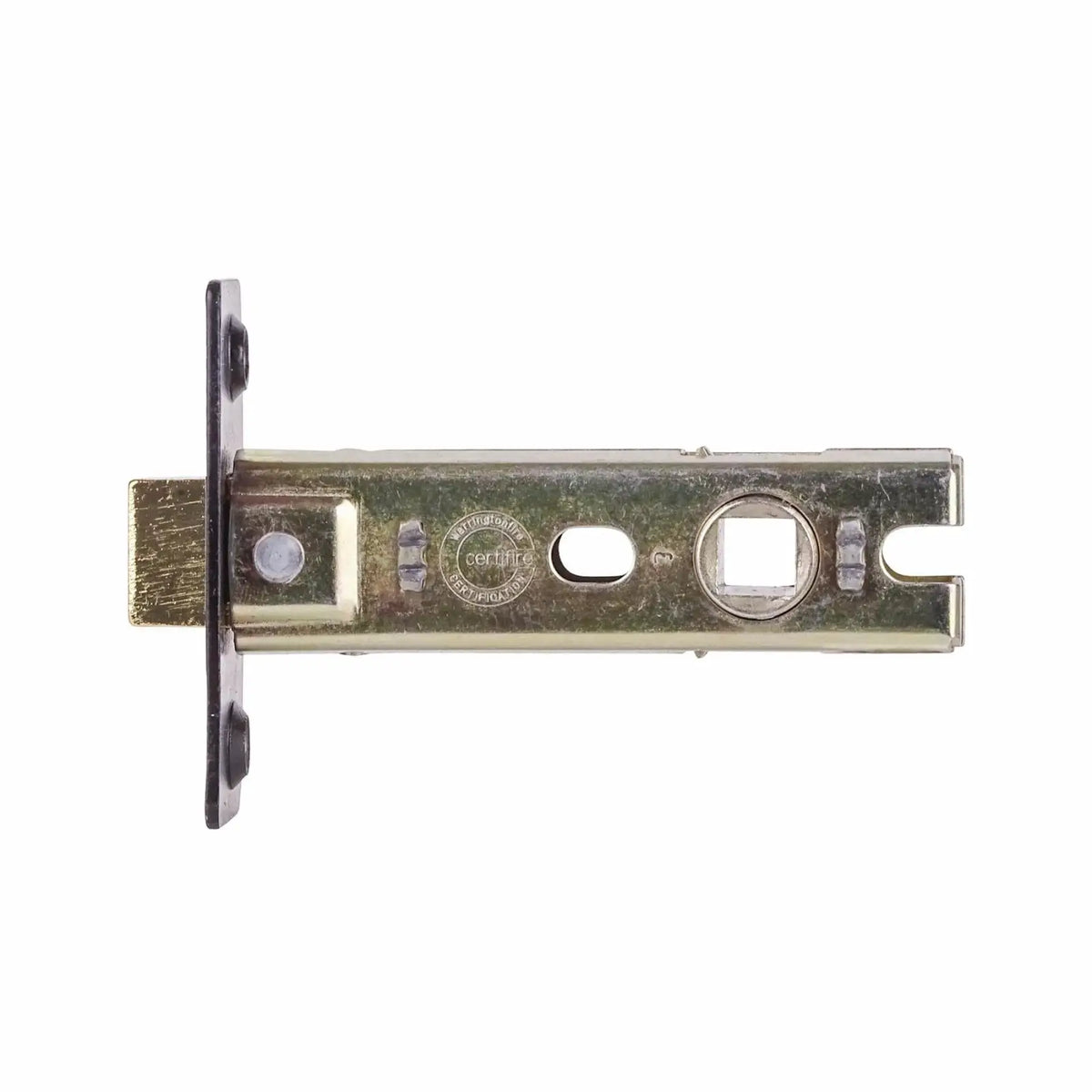Metal door latch mechanism of Fire Rated Tubular Mortice Latch in Matt Black finish