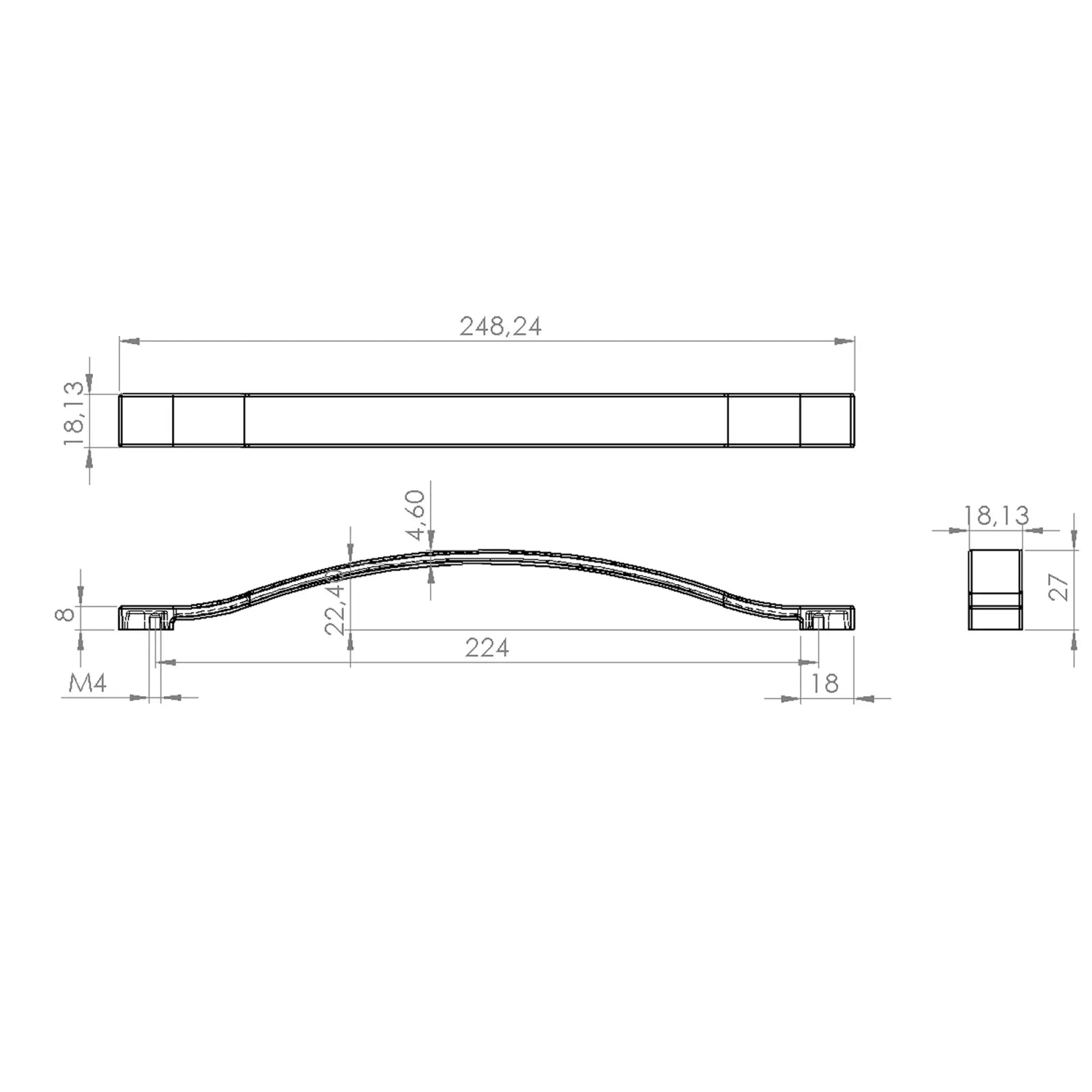 #size selection_224mm hole centres