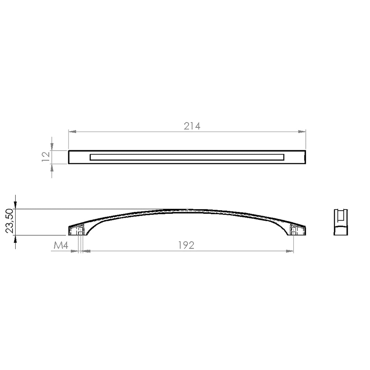 #size selection_192mm hole centres