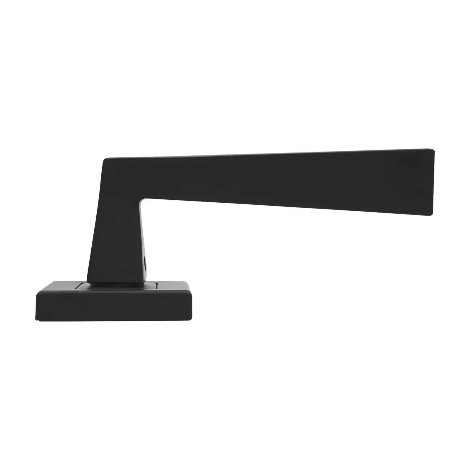 Helix Matt Black Passage Door Lever Handles- Latch Kit Set - Decor And Decor