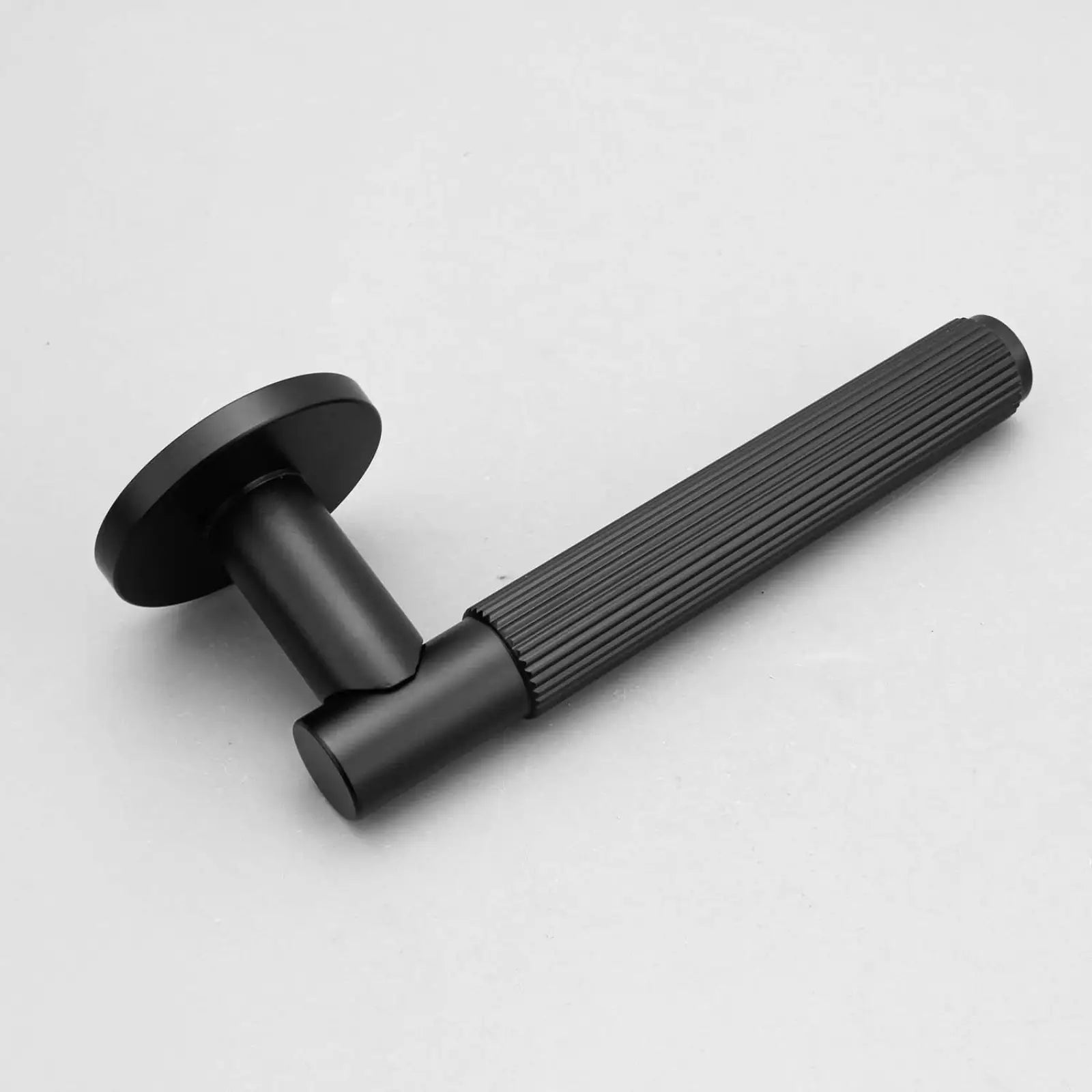 Hera Matt Black Passage Door Handles - Latch and Hinge Set - & Handle –