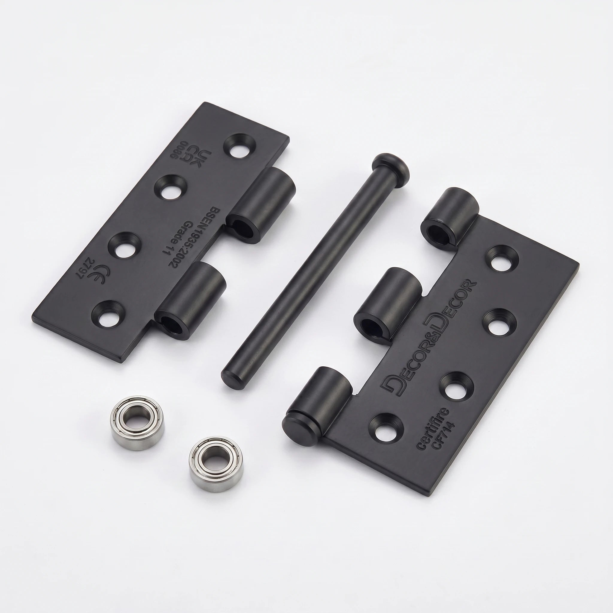 Ball Bearing Fire Rated Door Hinges - 102mm - Pair - Matt Black – view 6