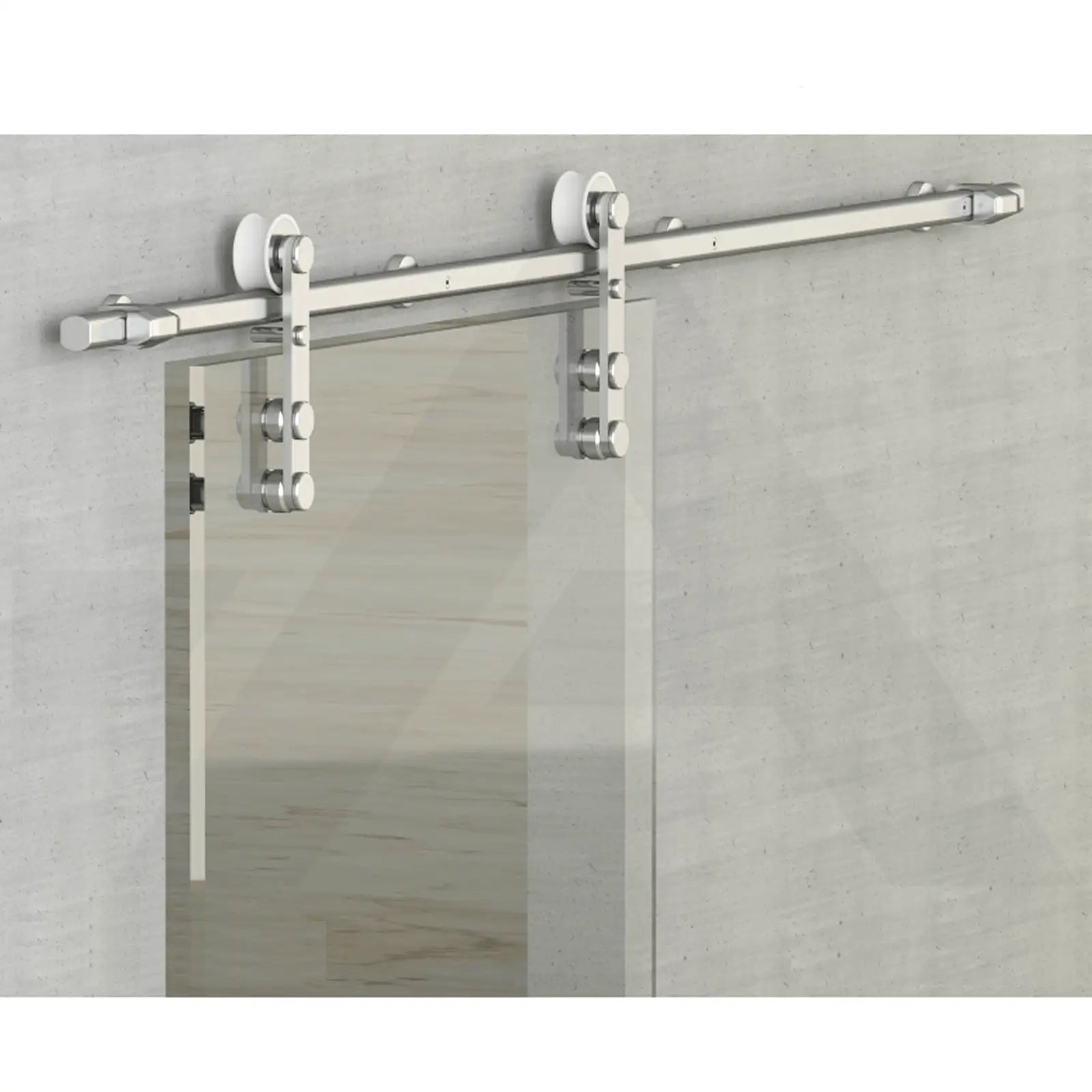 High Quality 1700mm / 2000mm Silver Sliding Glass Door Track System - Decor And Decor