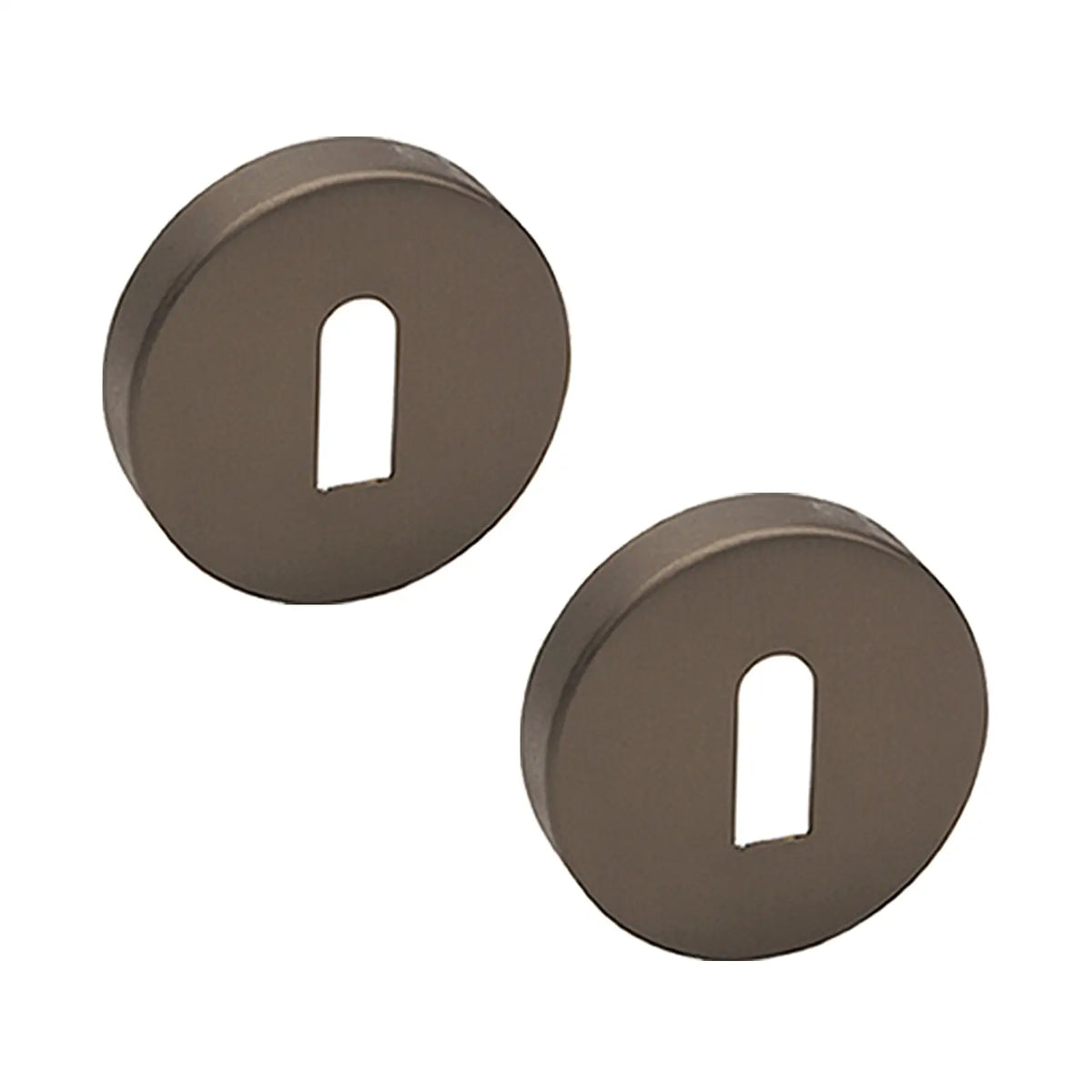 Keyhole Cover Escutcheon - Matt Bronze