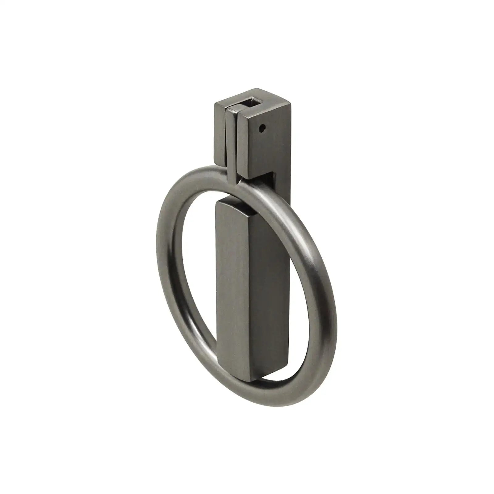 Lancer - Round Drop Ring Pull Handle - Graphite - Decor And Decor