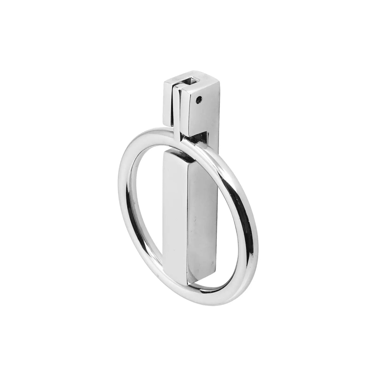 Lancer - Round Drop Ring Pull Handle - Polished Chrome