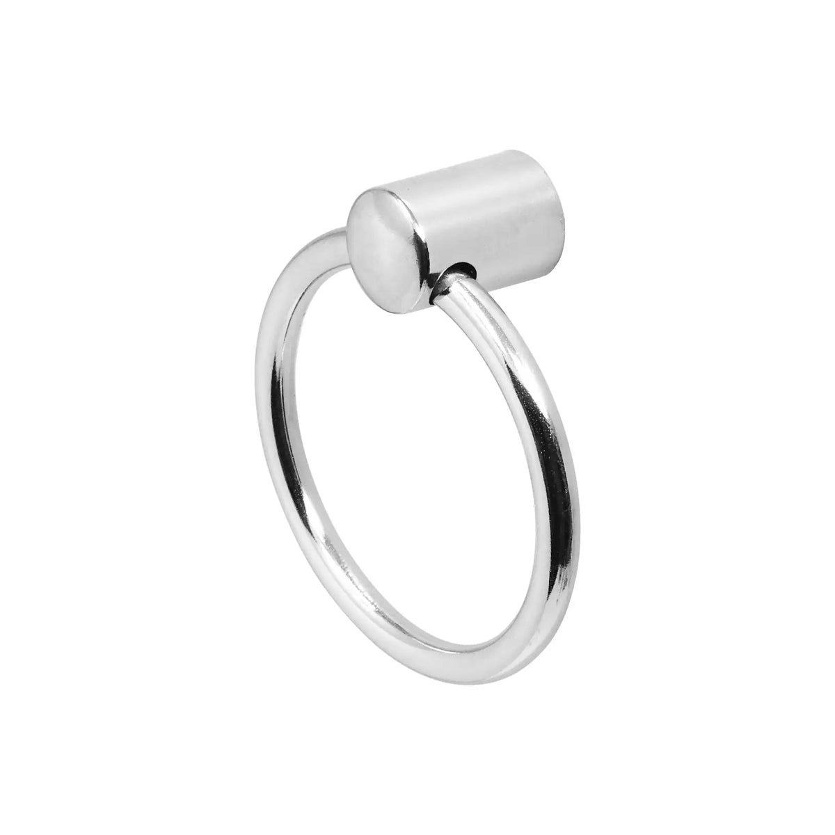Lancer - Round Drop Ring Pull Handle - Polished Chrome