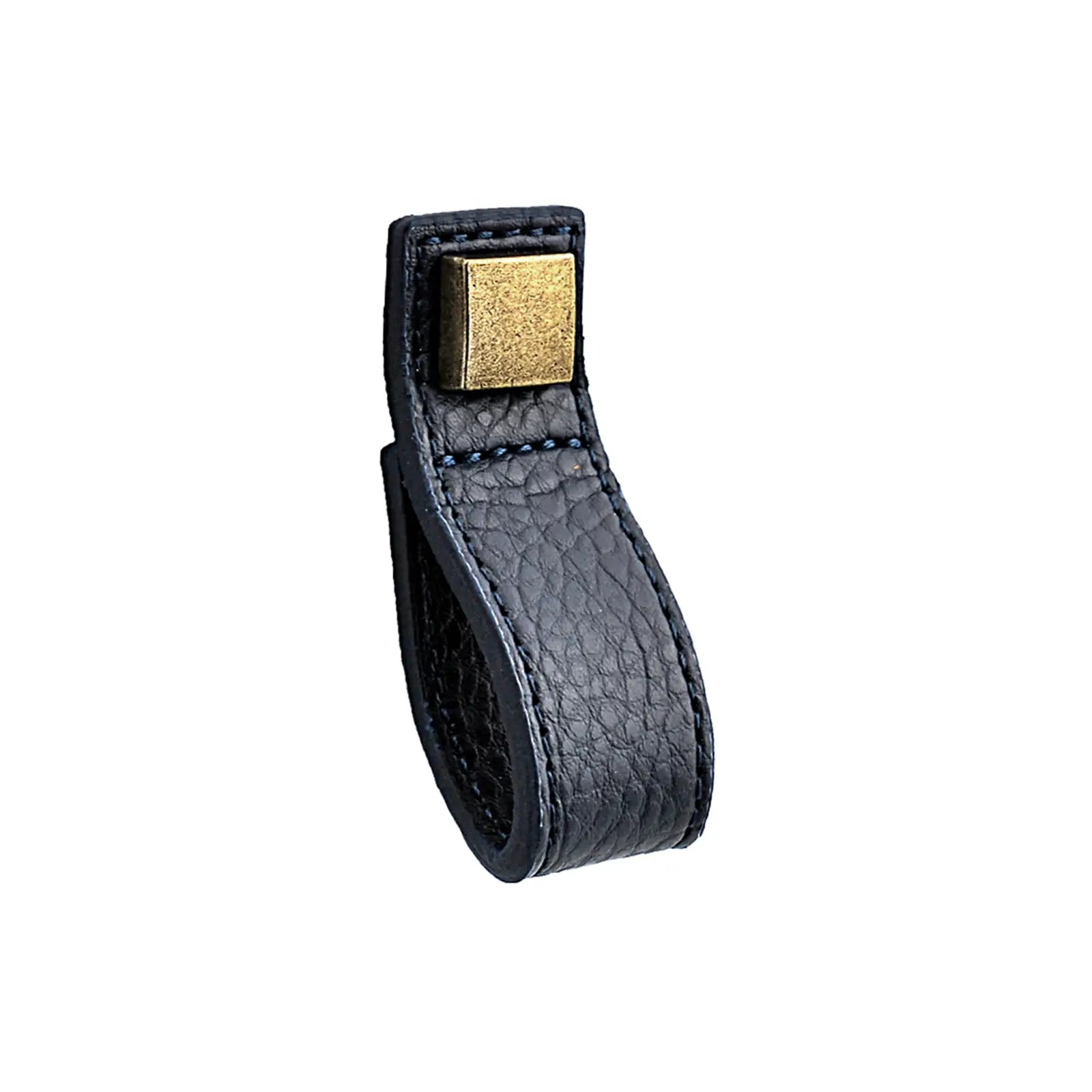 Leather Drawer Pulls and Strap Handles To Match - Decor And Decor