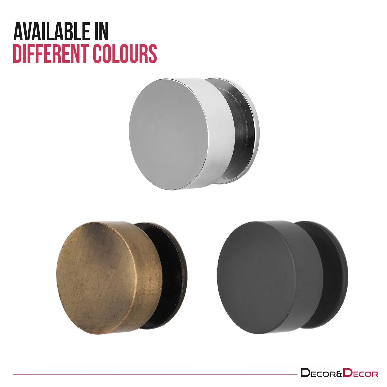 Limari - Traditional Round Kitchen Knob - Polished Chrome - Knobs