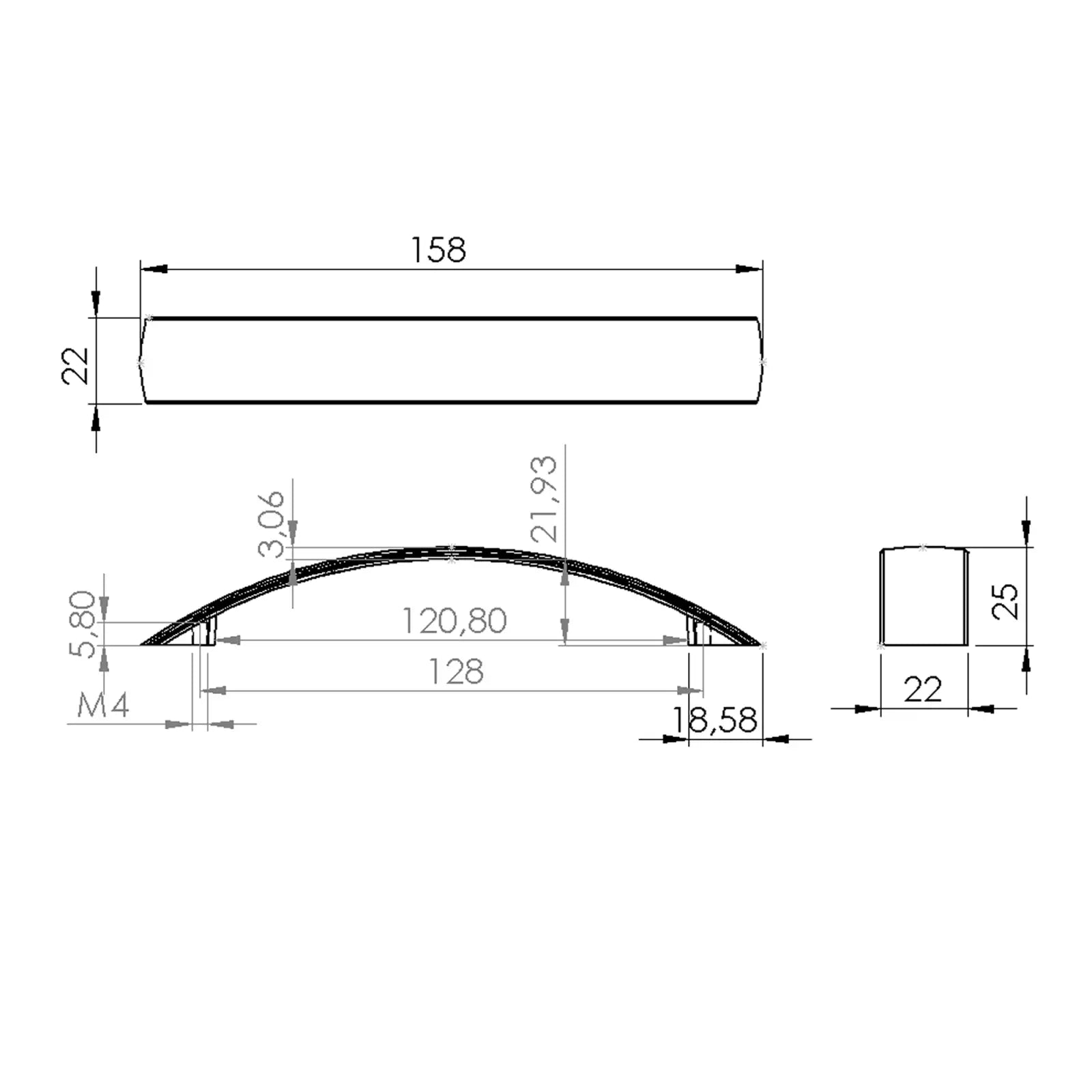 #size selection_128mm hole centres
