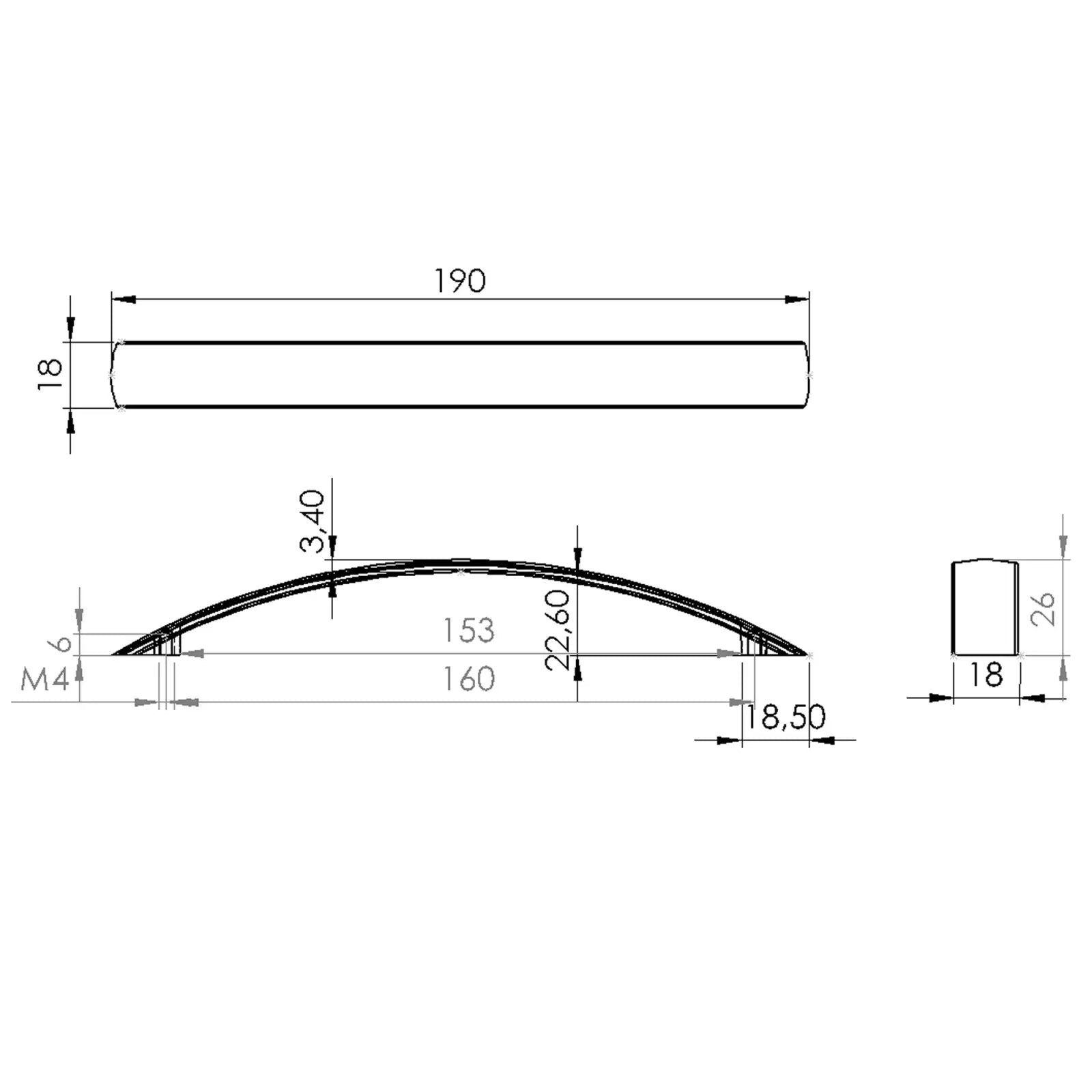 #size selection_160mm hole centres