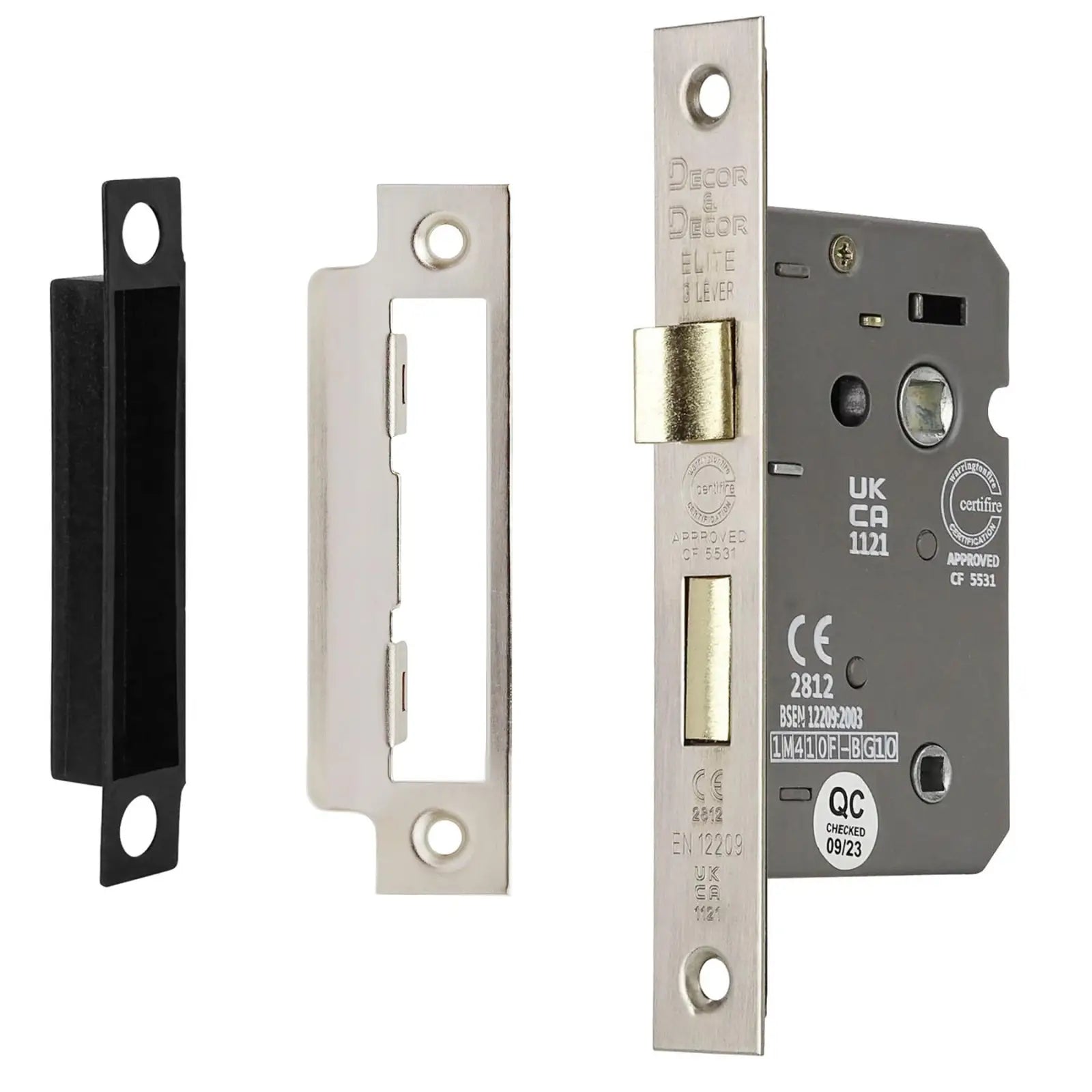 Nanda Satin Nickel Bathroom Door Handles - Kit - Handle Set – Buy Today