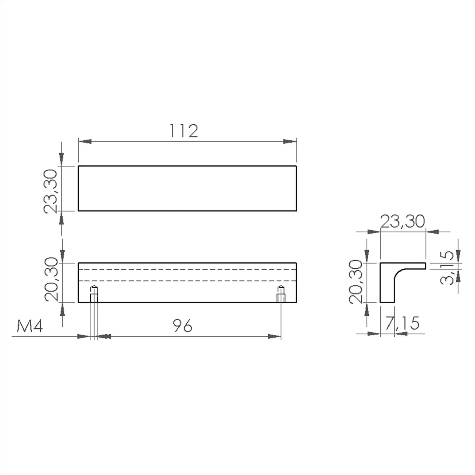#size selection_96mm hole centres