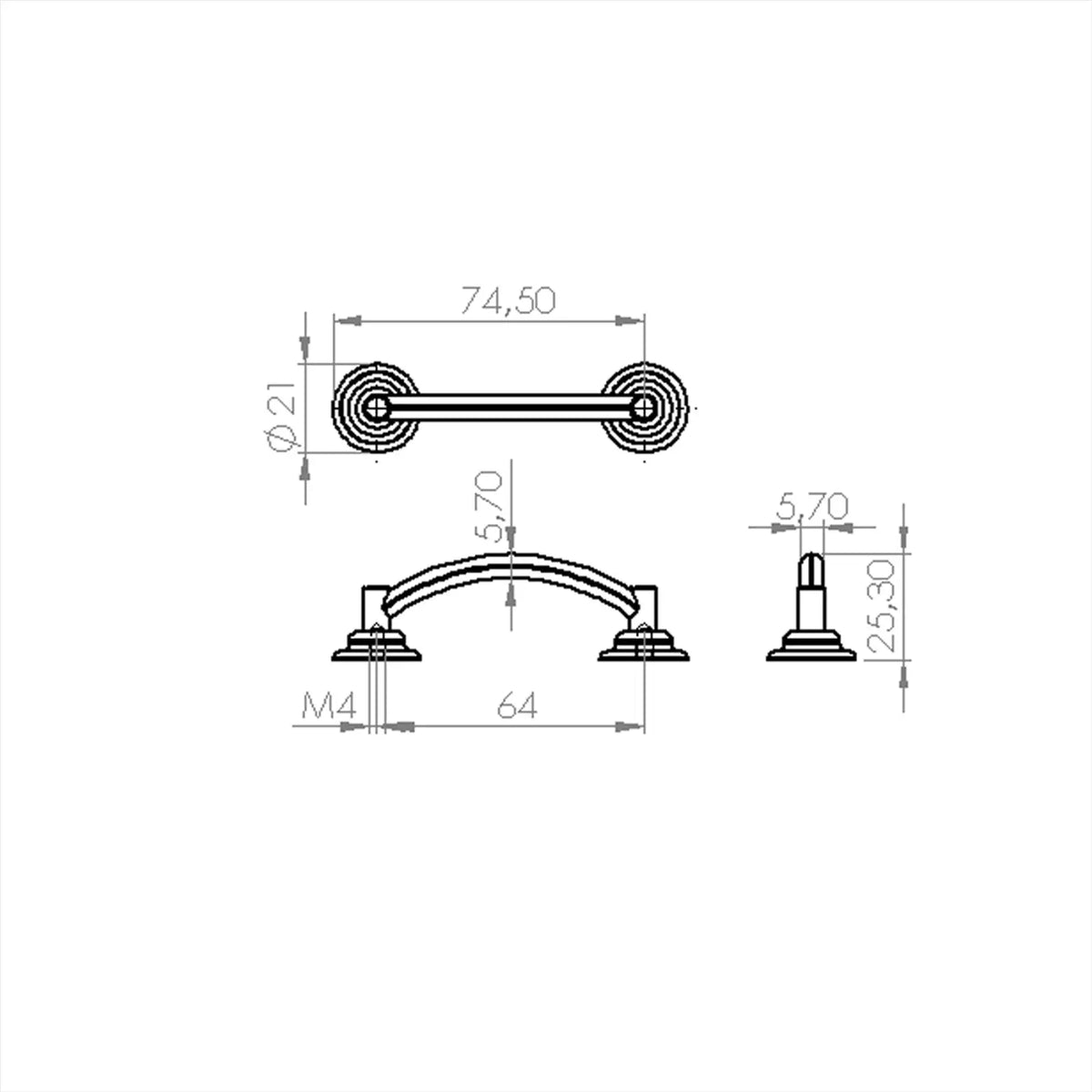 #size selection_64mm hole centres