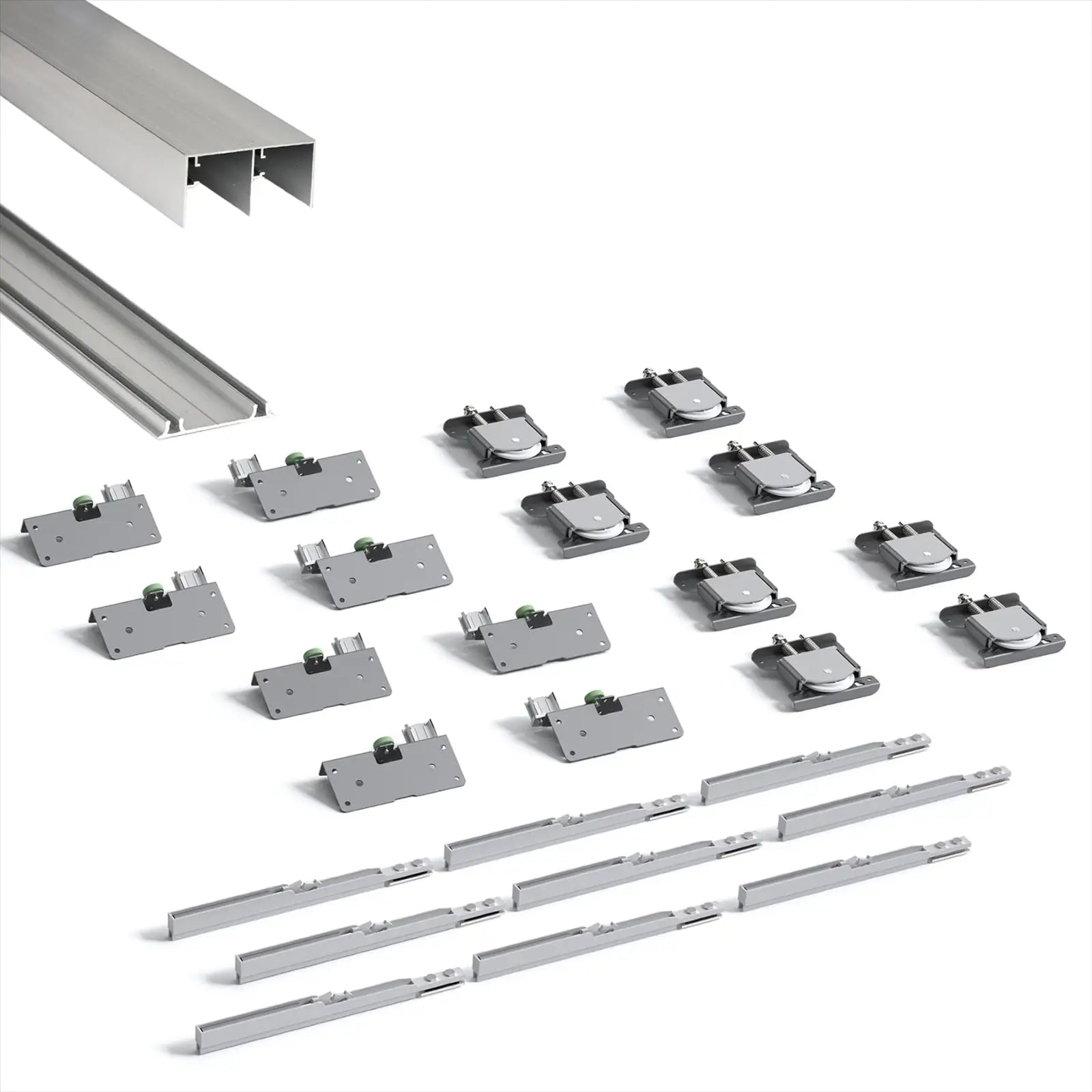 PS-Slide Sliding Door Wardrobe System - 4 Door - 3600mm Track - Both Way Soft Close - Decor And Decor