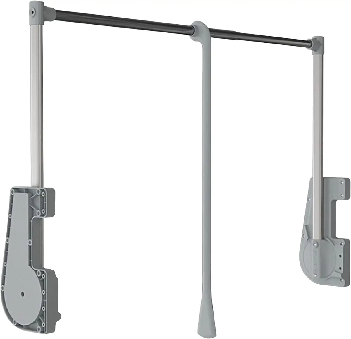 Pull Down Wardrobe Rail - 15Kg Soft Close 750mm-1150mm – view 9