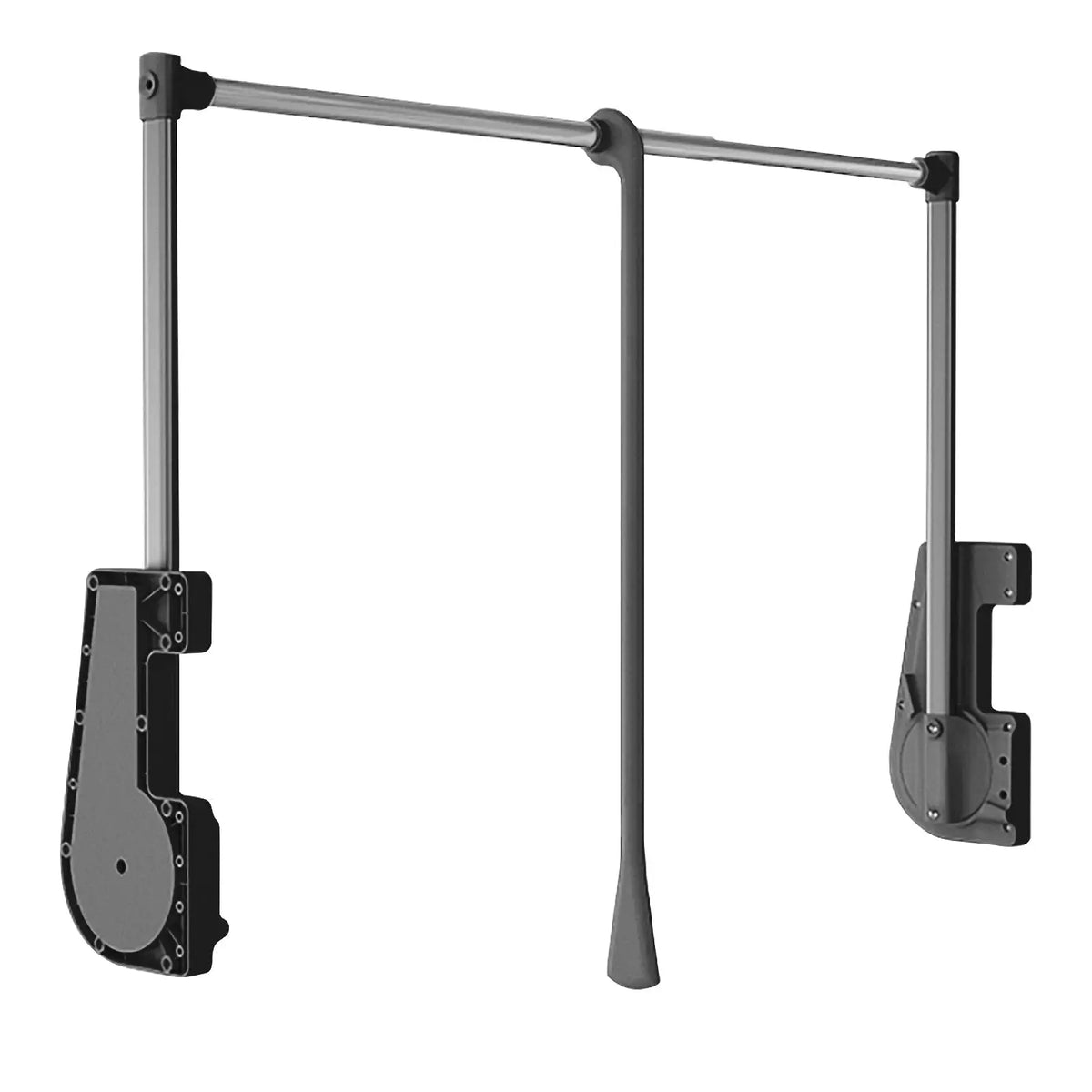 Pull Down Wardrobe Rail - 15Kg Soft Close 750mm-1150mm – view 8