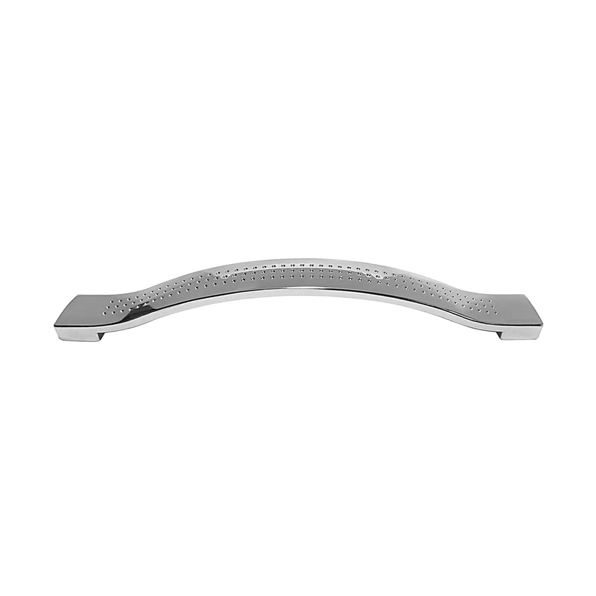 Radian - Dimpled Bow Cupboard Handle - Polished Chrome – view 2