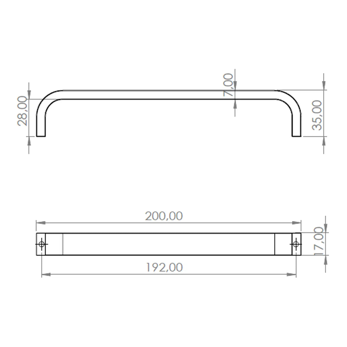 #size selection_192mm hole centres