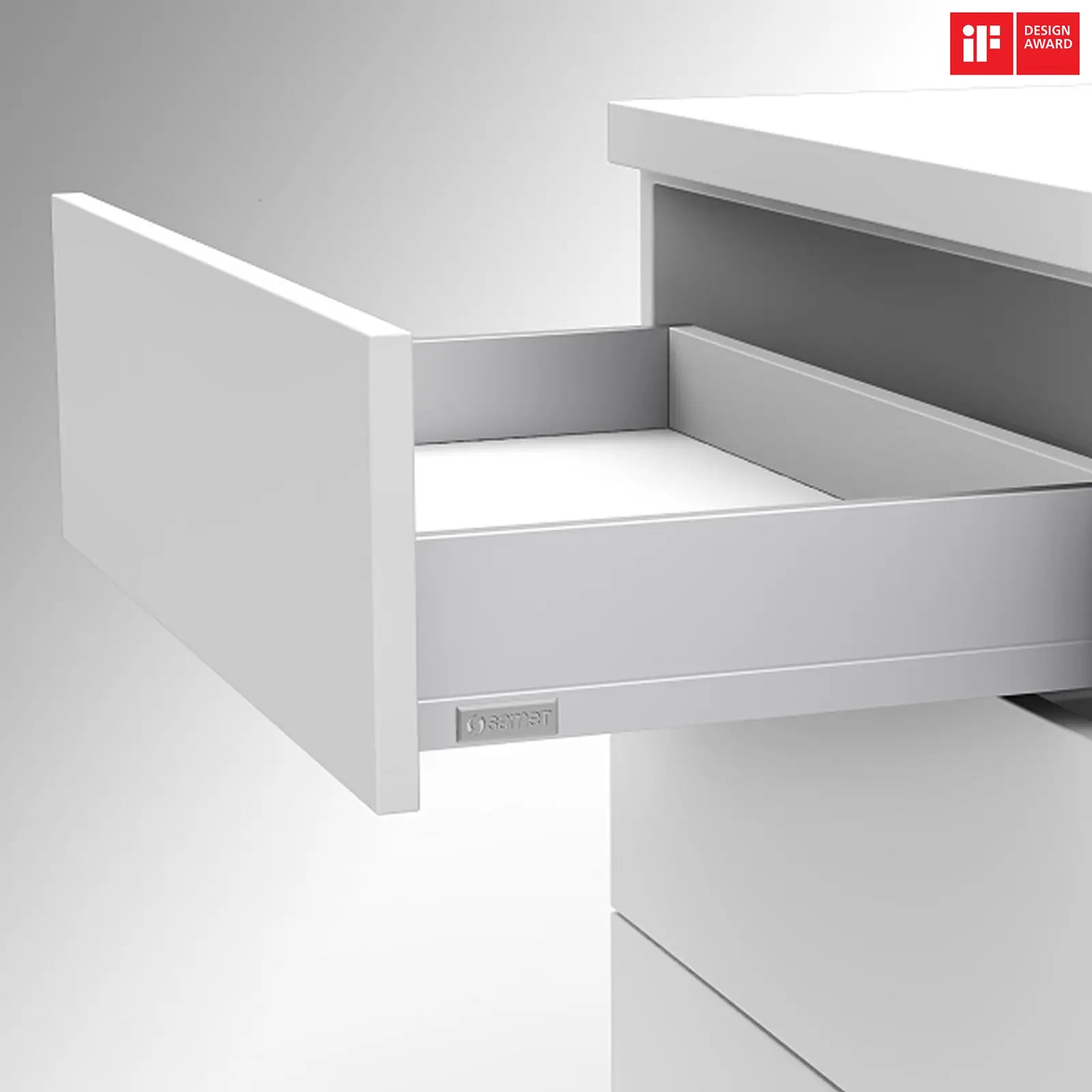 SAMET Push to Open Kitchen Drawer Box Gallery Rail Soft Close - Decor And Decor
