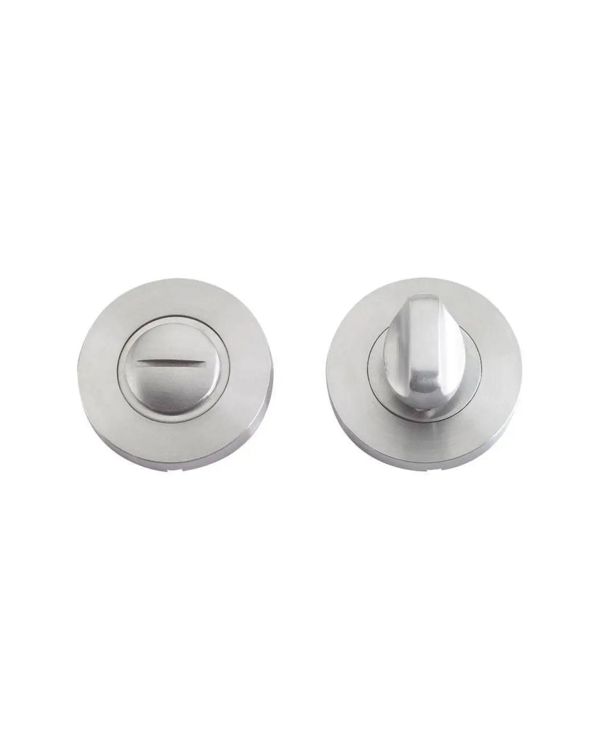 Satin Stainless Bathroom Thumb Turn and Release
