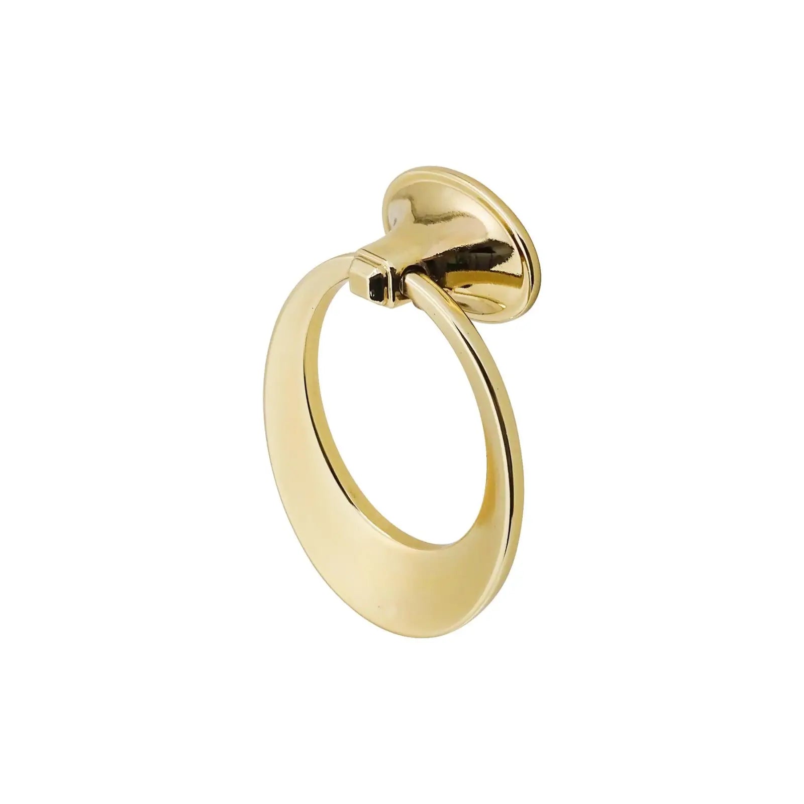 Sedona - Round Drop Ring Pull Handle - Polished Gold - Decor And Decor