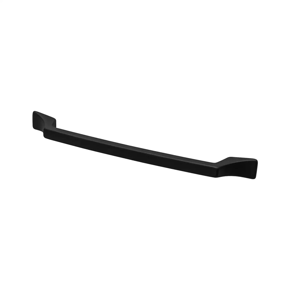 Sirena - Slimline D Shaped Kitchen Door Handle - Matt Black