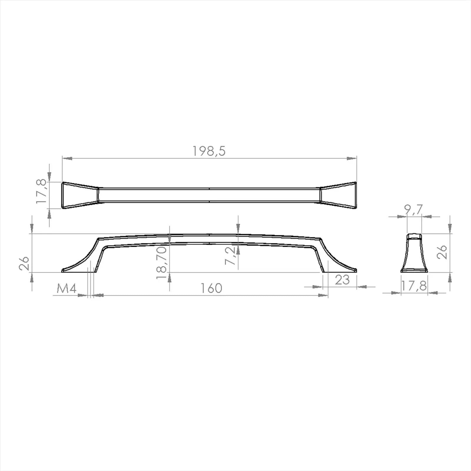 #size selection_160mm hole centres