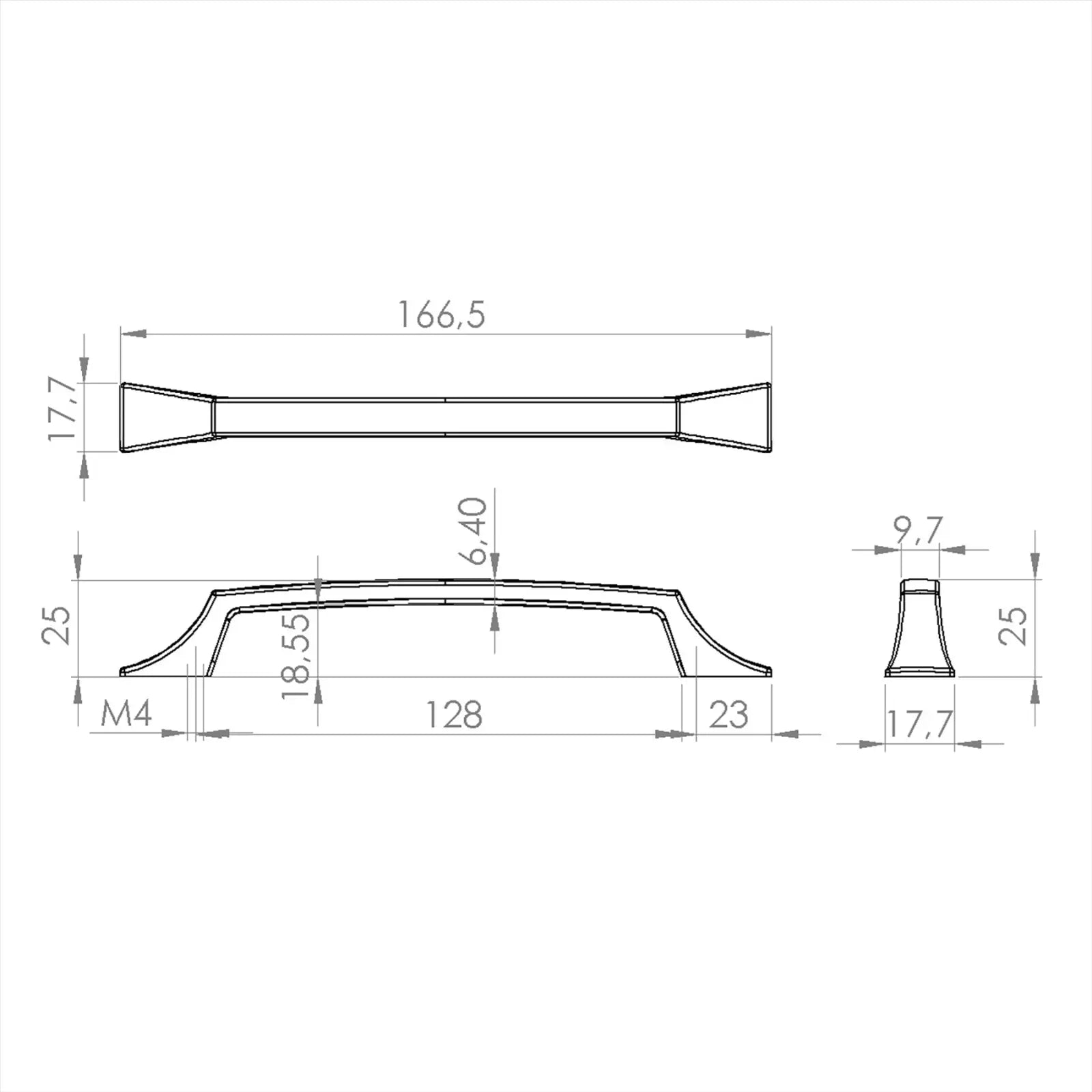 #size selection_128mm hole centres