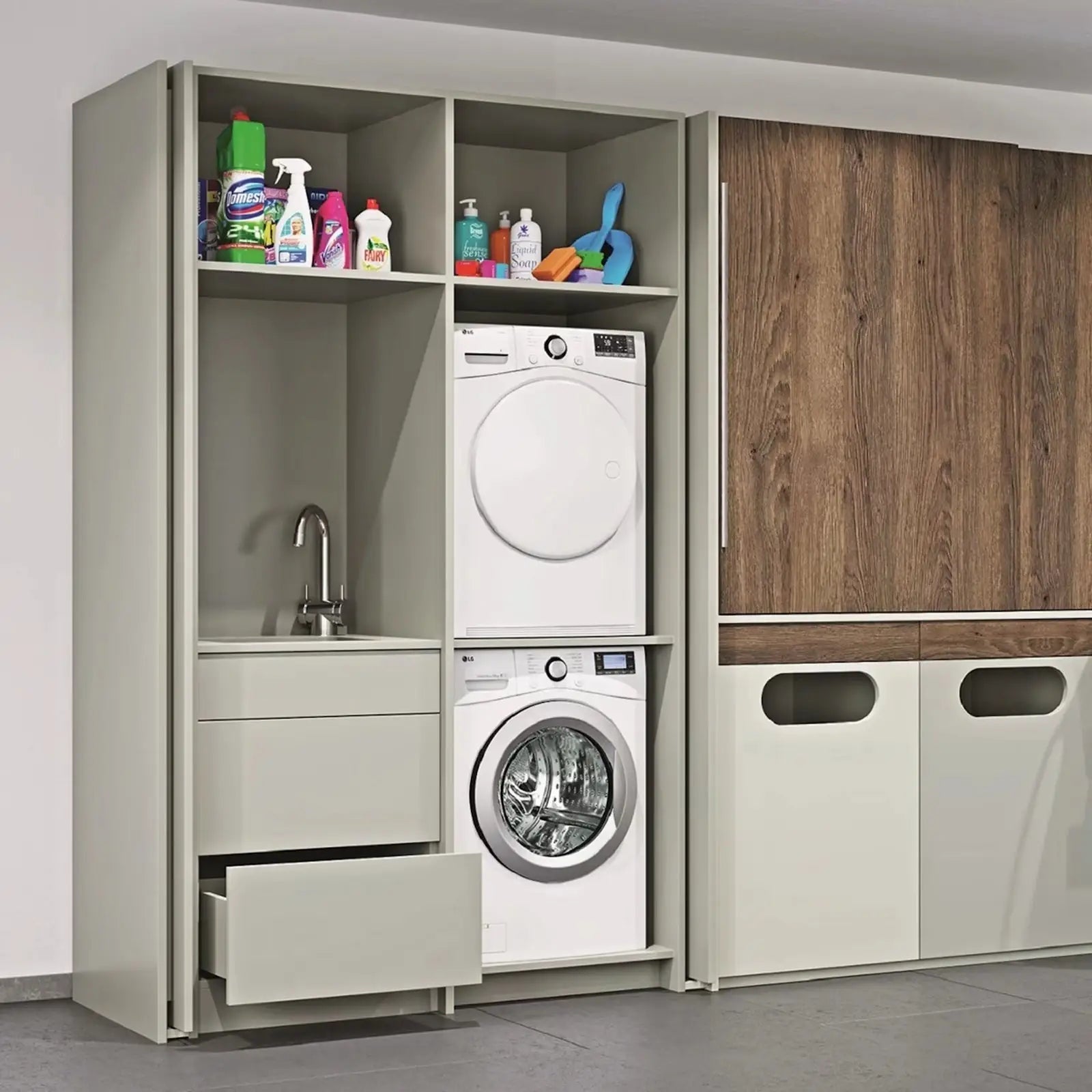 Slide and Hide Pivot Concealed Pocket Door Kit - Single - Sliding Seamless &