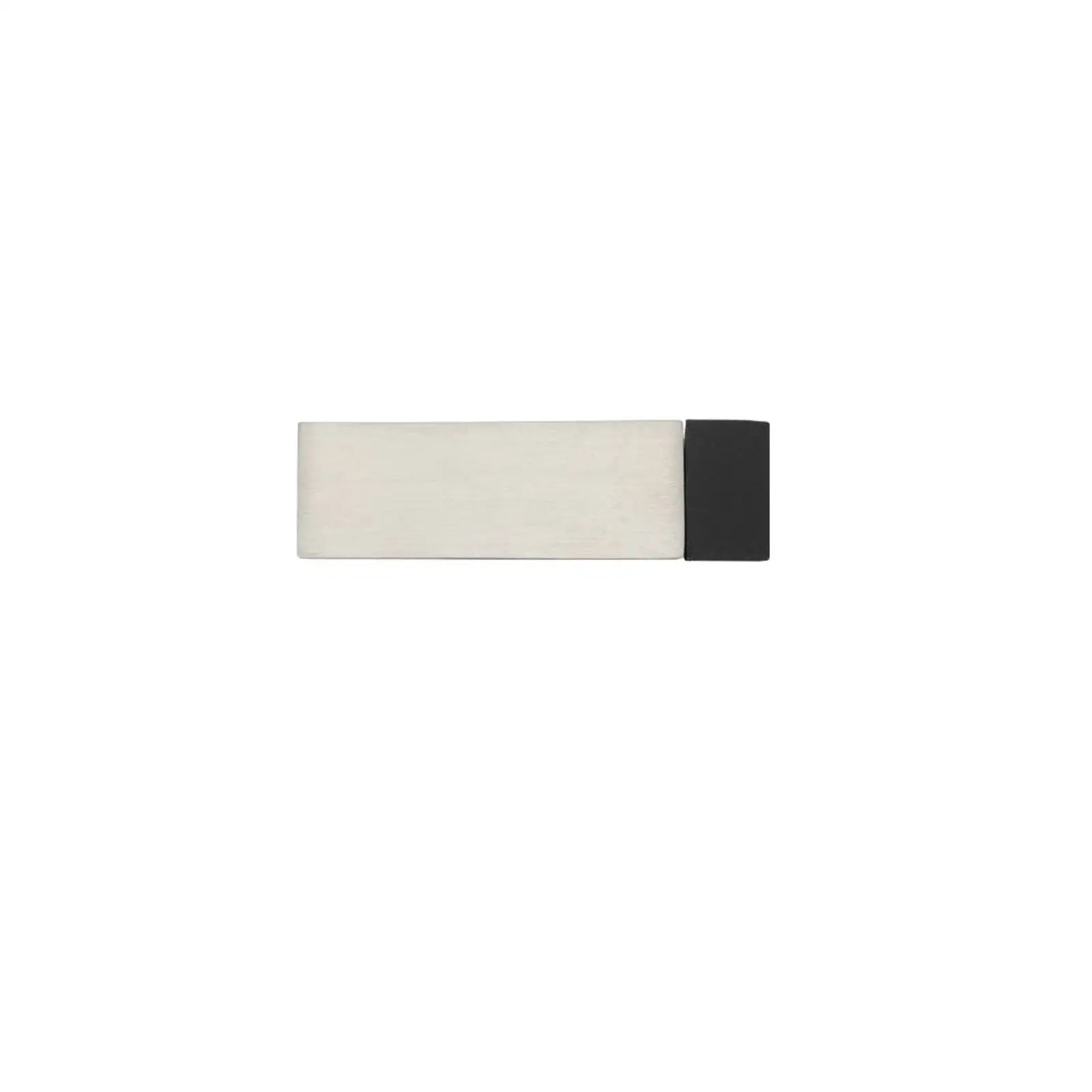 Square Stainless Steel Wall Skirting Mounted Projection Door Stop - Decor And Decor