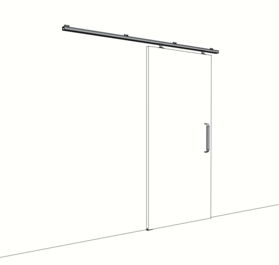 120KG Per Door Capacity Top Hung Sliding Door Track Gear System - Decor And Decor