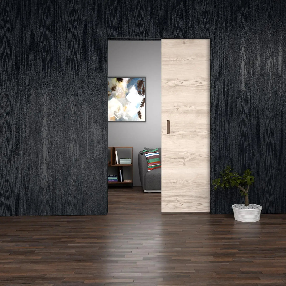 T-Slide Top Hung Sliding Door Kit - 1500mm Track – view 3