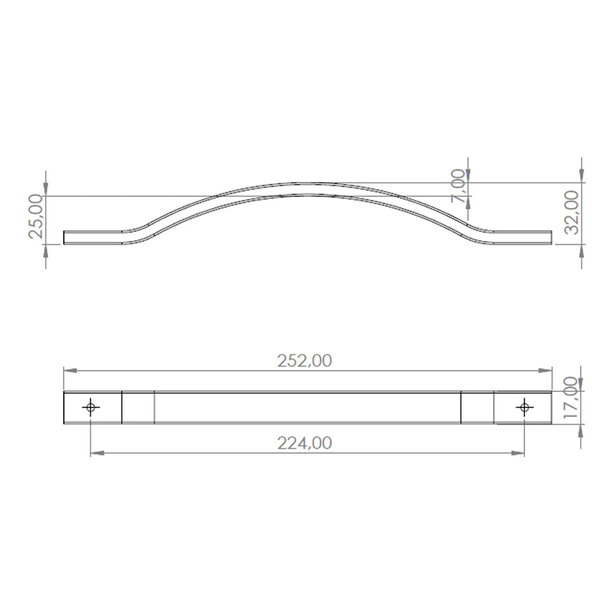#size selection_224mm hole centres