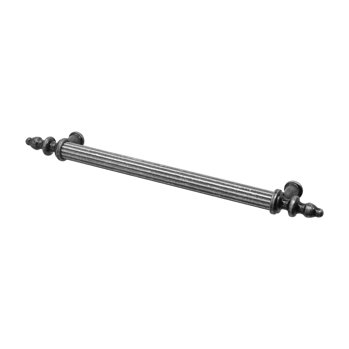 Vandon - Traditional T-Bar Kitchen Drawer Handle - Antique Silver - Pewter