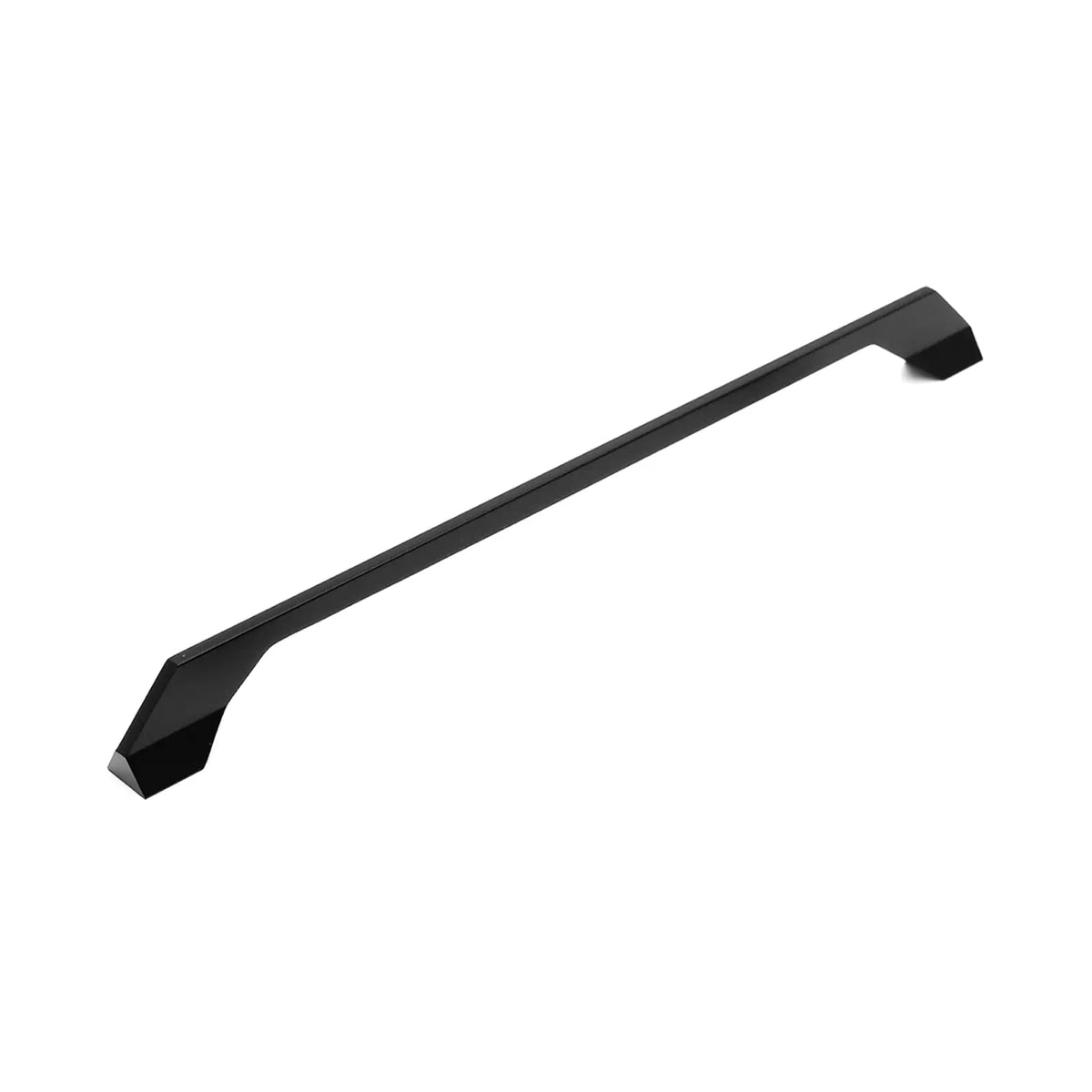 Veniero - D Shaped Wardrobe Door Handle - Matt Black – view 4