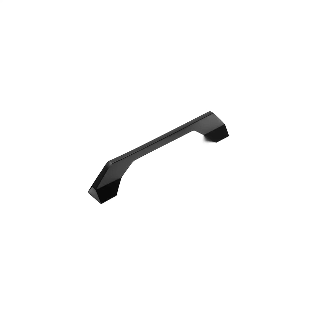 Veniero - D Shaped Wardrobe Door Handle - Matt Black – view 5