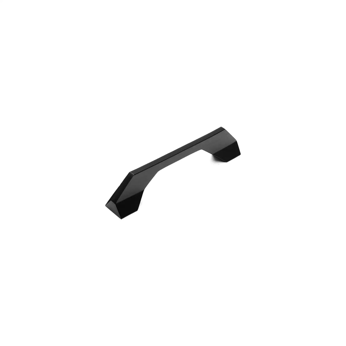 Veniero - D Shaped Wardrobe Door Handle - Matt Black – view 6