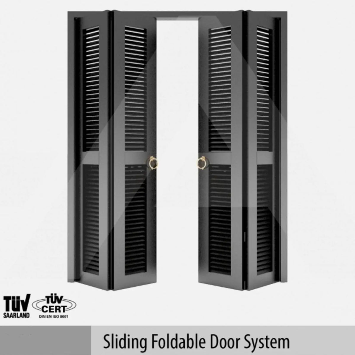 W-Slide BiFold Wardrobe Sliding Door Kit - 2 Door - 1200mm Track – view 8