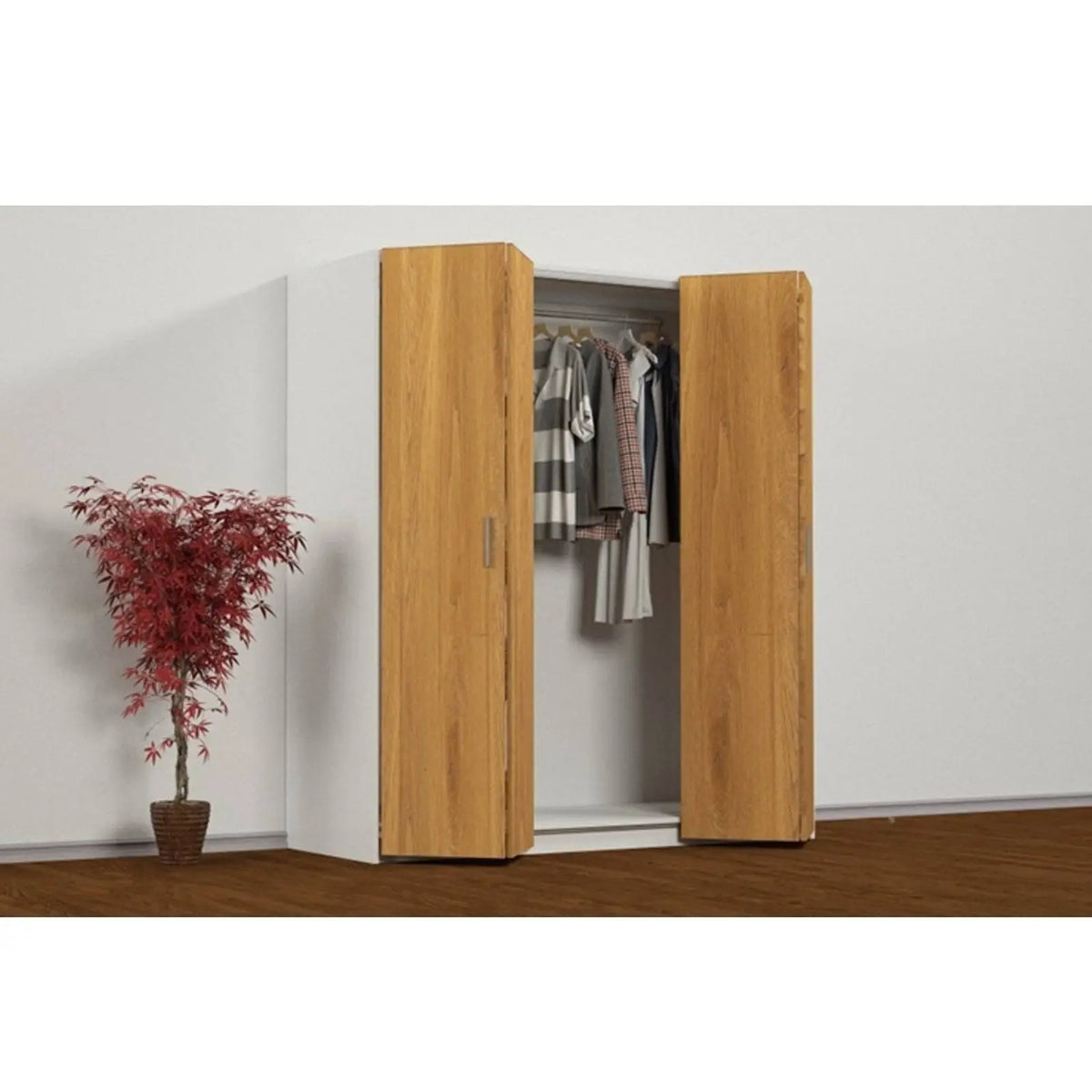 W-Slide BiFold Wardrobe Sliding Door Kit - 2 Door - 1200mm Track – view 9
