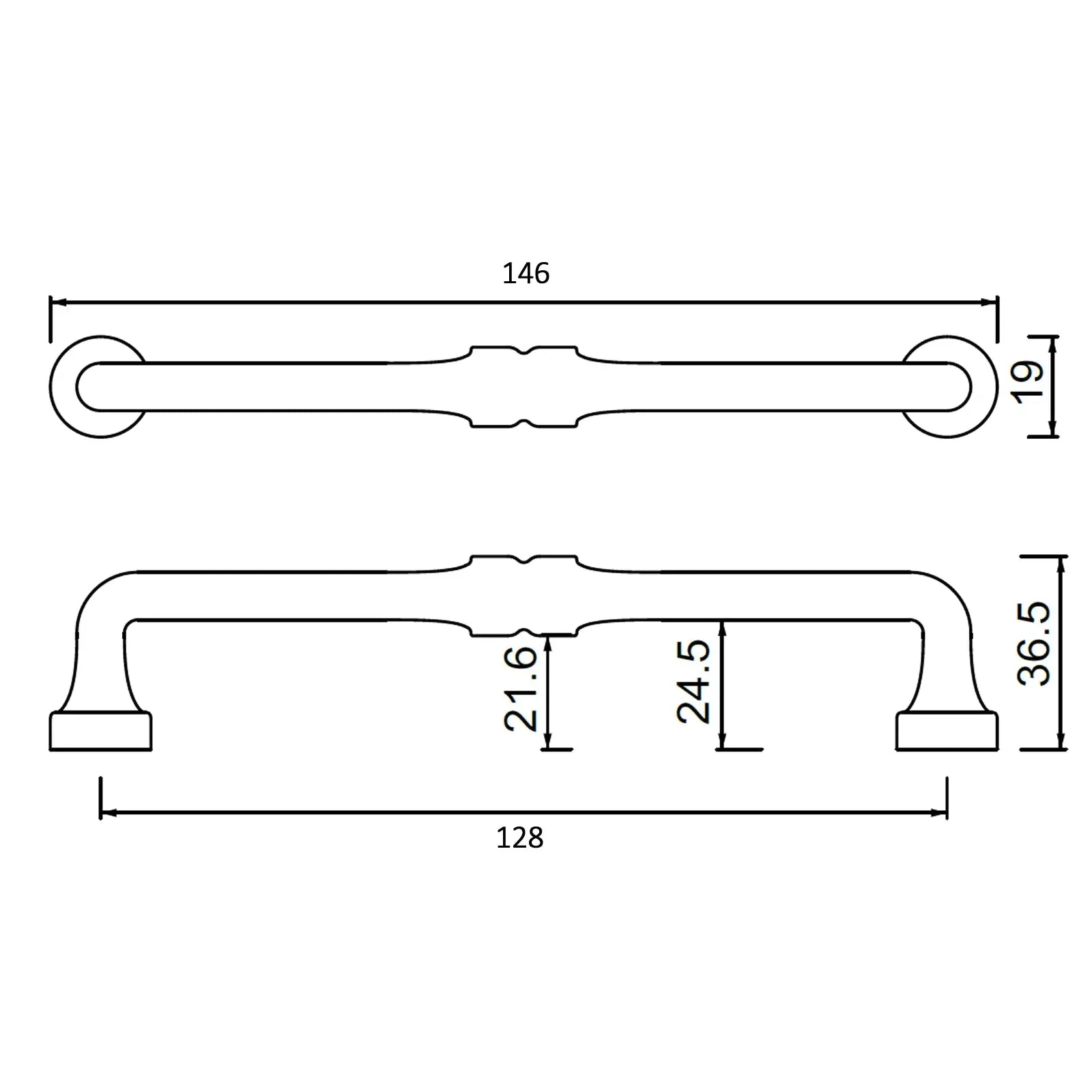 #size selection_128mm hole centres