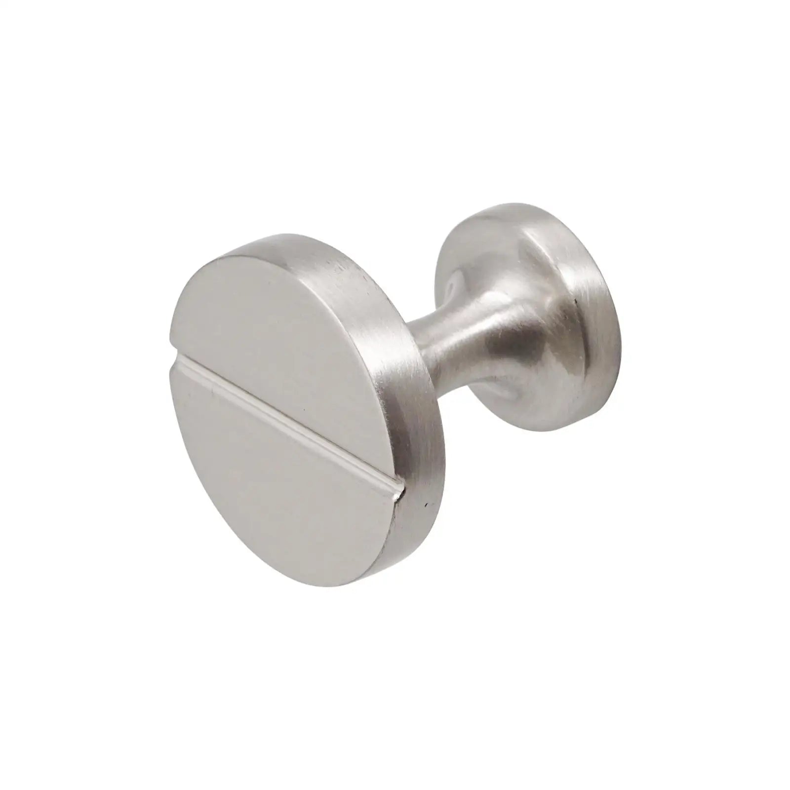 Wimpole - Round Kitchen Cabinet Knob - Satin Nickel - Decor And Decor