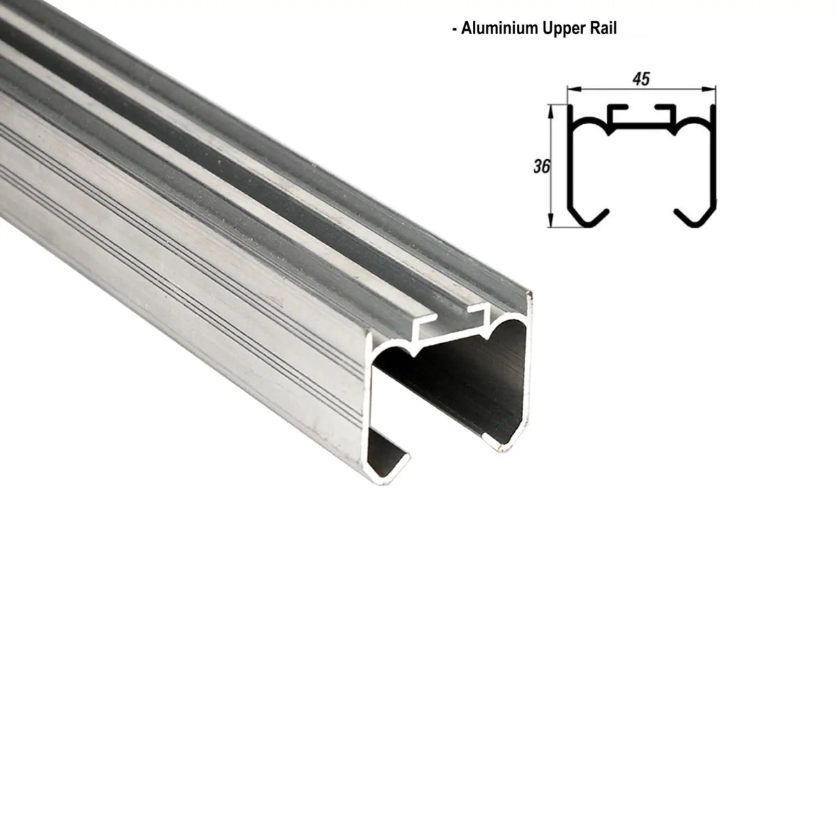 X-Slide Top Hung Sliding Door Kit - 2400mm Track – view 5